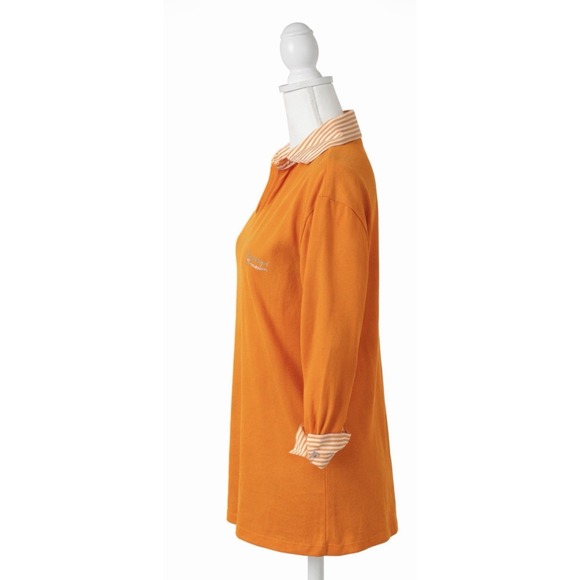 Tennessee Volunteers Women's Orange & White 3/4 Sleeve Golf Shirt Large - Picture 2 of 8